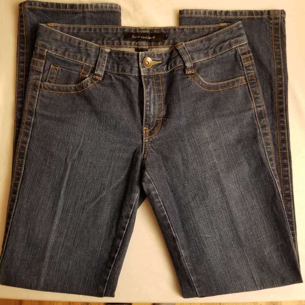 Calvin Klein Lean Bootcut Jeans with Spandex